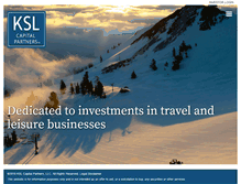 Tablet Screenshot of kslcapital.com